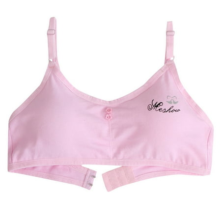 

3pcs Kids Girl Adjustable Bra Vest Kids Cotton Blended Bra Clothes New Year Gift New
