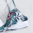 thumbnail image 5 of Gibobby Conjunto de Traje de Baño para Mujer Bikini con estampado de moda para mujer Conjunto de traje de baño de dos piezas con realce sexy(Blanco,CH), 5 of 5