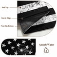 thumbnail image 6 of Large Area Rugs for Living Room Bedroom, Black American Flag 5'x8' Rug Washable Carpet Runner Indoor Outdoor, Vintage USA Flag Non Slip Floor Mats Rug for Kitchen, Bathroom, 6 of 8