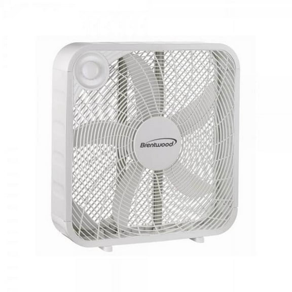 Gizmo 3-Speed High Velocity 5 Blade Box Fan White