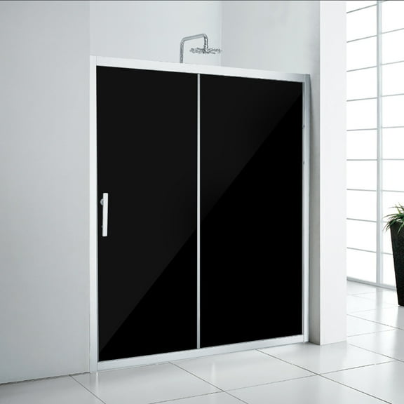 Pretyzoom 1Pc Black Window Film Lighttight Heat Insulation Film for Office and Home