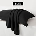 thumbnail image 6 of Unique Bargains 2-Pack Envelope Closure Pillow Sham, King, Black, 6 of 8