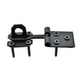 thumbnail image 5 of Renovators Supply Door Lock Latch 3" Black Wrought Iron Hasp Latch Garage Barn Door Lock w/Screws, 5 of 10