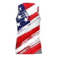 thumbnail image 3 of Tanques para Hombre para el Verano Solto Chaleco Impresión Deportivo Cuello Redondo, Casual, 3 of 4