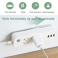 thumbnail image 4 of Punch free Plug Sticker Plug Surge Protector Wall Mount Fixing Device Self Adhesive Power Plug Cable Bracket Power Strip Holder Removable Wall Socket Hook, 4 of 8