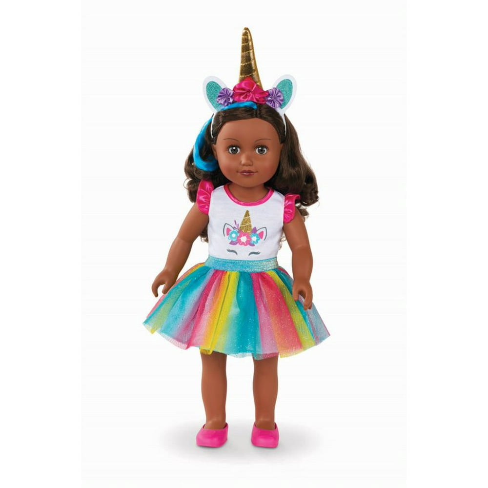 My Life As 18inch Poseable Unicorn Trainer Doll, African American