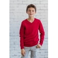 thumbnail image 2 of Cozeeme Little Boys V-neck Long Sleeve Sweater, 2 of 5