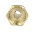 thumbnail image 3 of Conector de tubo de latón de 10 mm con rosca hembra y barbado de manguera de 1/2 BSP, 4 piezas, 3 of 4