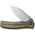 thumbnail image 6 of CIVIVI Cogent Button Lock C20038D-5 Knife 14C28N Stainless Steel & Green Micarta Pocket Knives, 6 of 8