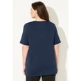 thumbnail image 2 of Catherines Women's Plus Size Suprema Pintuck Tee, 2 of 6