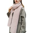 thumbnail image 1 of Bufanda de invierno Qarigey para mujer suave y cómoda color rosa, 1 of 6