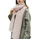thumbnail image 1 of Bufanda de invierno Qarigey para mujer suave y cómoda color rosa, 1 of 6