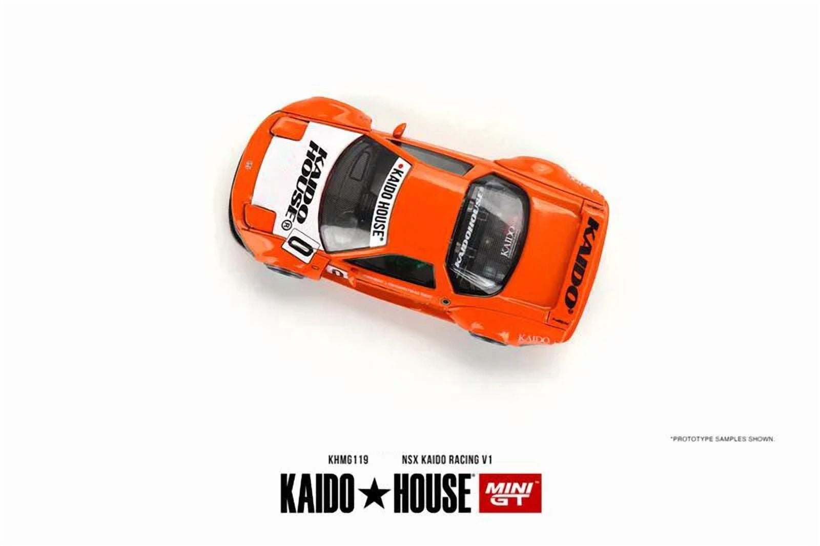 Kaido House x MINI GT 1:64 NSX Kaido Racing V1 Orange Diecast Model Car