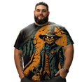 thumbnail image 1 of playera grande y alto para hombre big and tall men t shirt camisas playeras manga corta 4XLT 3DTS10054, 1 of 7