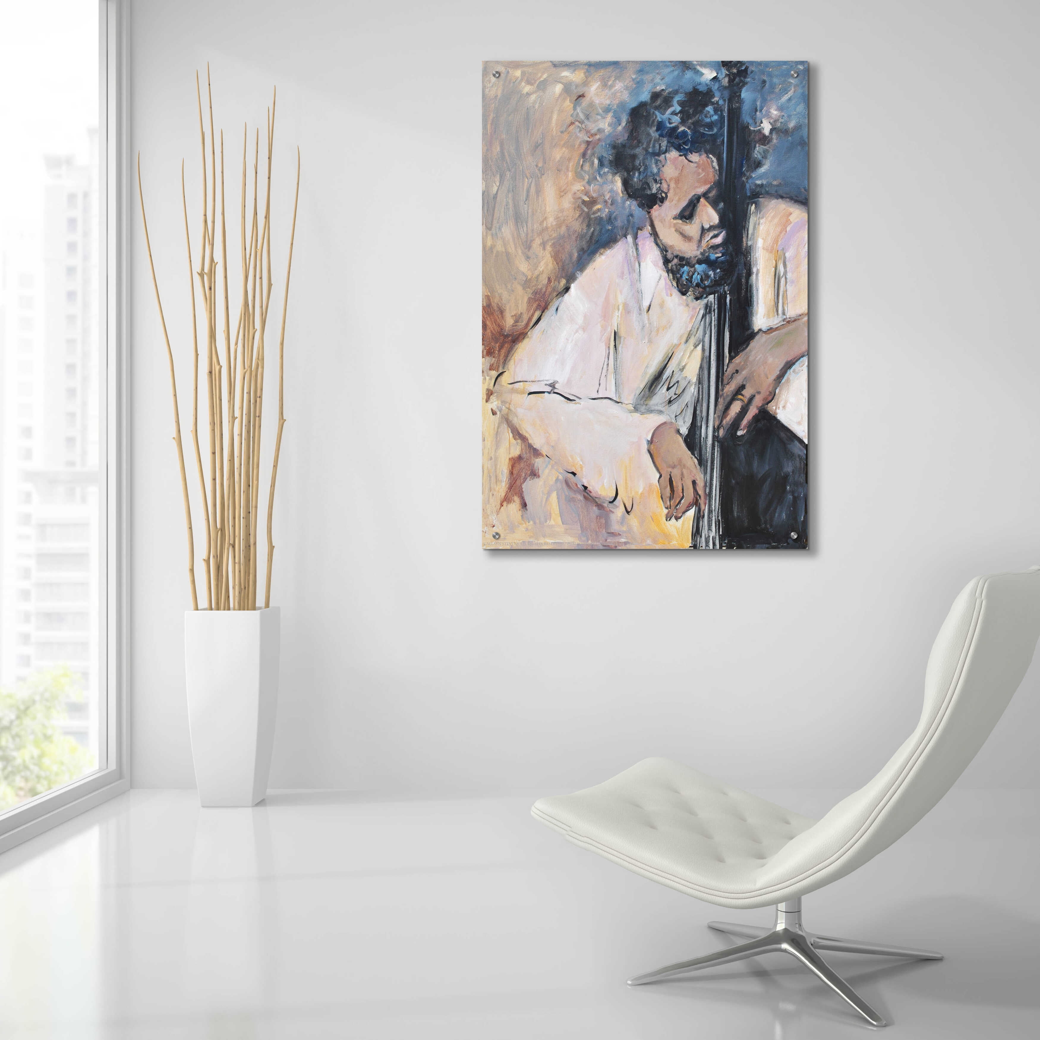 Epic Art 'Listen To The Music' by Jadei Graphics, Acrylic
