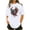 White, variant on Sexlip Womens Swimsuit Set Dripping Rose Skull Print Cover Up Design Crew Neck Short Sleeve Loose Silhouette Lightweight Fabric for Beach Vacations White XXXXL