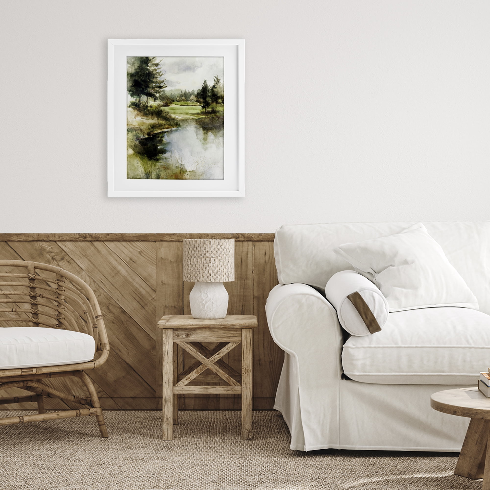 Stupell Industries The Secret Grove White Framed Print Under Glass, design by Svetlana Aleynikova