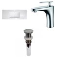 thumbnail image 1 of American Imaginations 48-in. W 1 Hole Ceramic Top Set In White Color - Drain Incl. AI-32602, 1 of 8