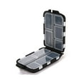 thumbnail image 1 of Transparent Container Case 10 Compartments Fishing Tackle Boxes Fishing Tools Fishing Lure Tackle Hook Bait Storage Box BLACK, 1 of 8