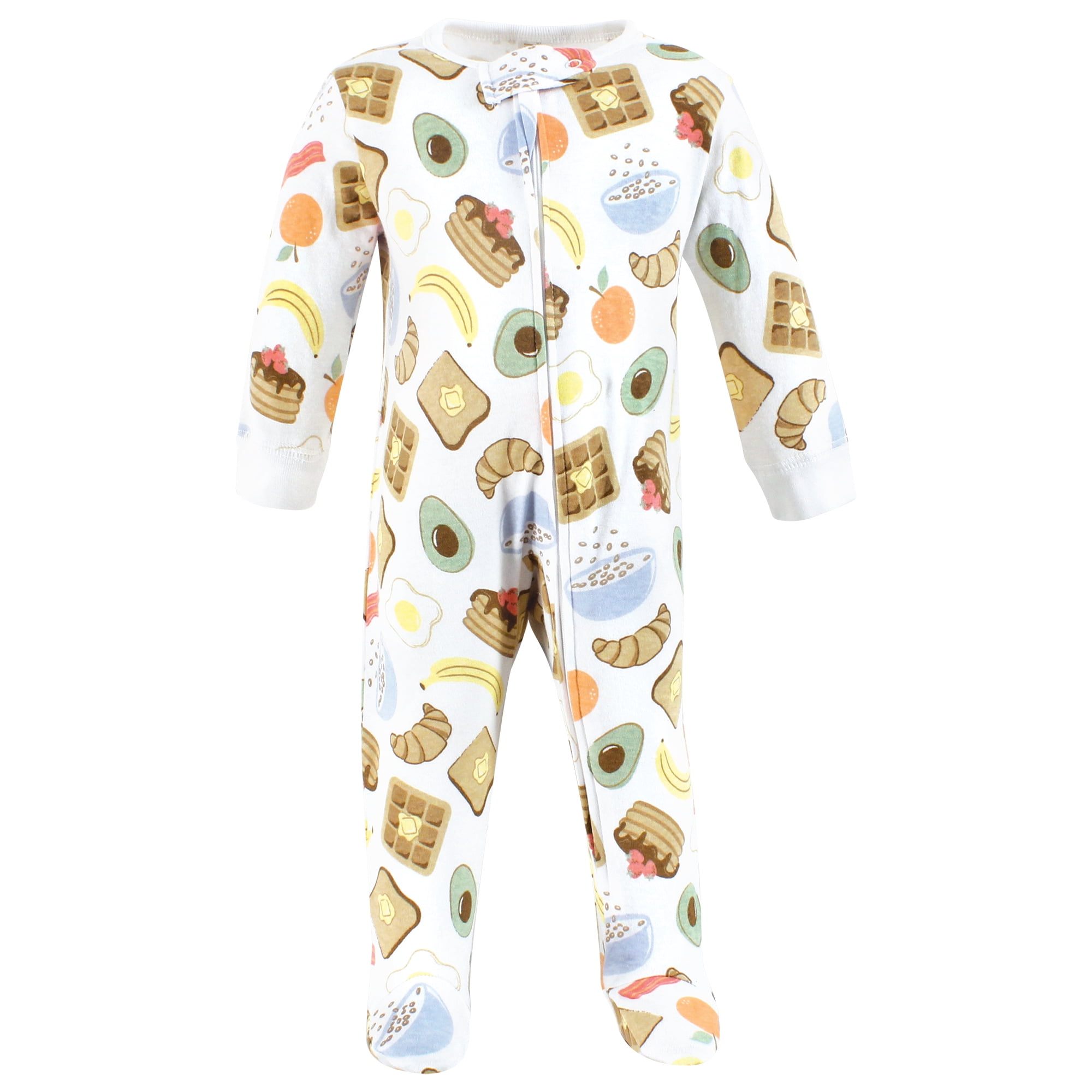 Touched by Nature Organic Cotton Sleep and Play, Breakfast Croissant, Preemie