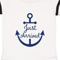 thumbnail image 3 of Inktastic Just Arrived Nautical Anchor Gift Baby Boy or Baby Girl Bodysuit, 3 of 4