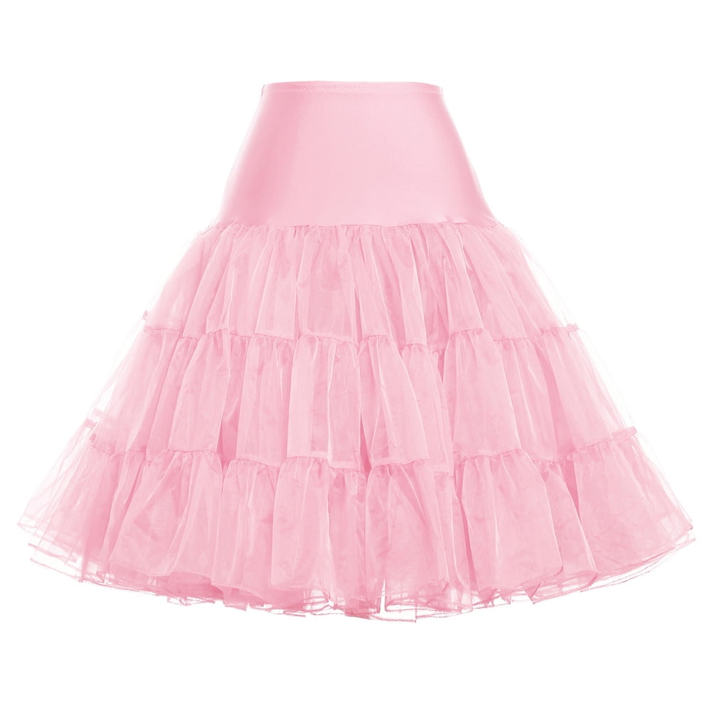 26'' 50s Vintage Petticoat Crinoline Underskirt Rockabilly Swing Girl Tutu Skirt 