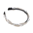 thumbnail image 5 of Unique Bargains 1 Pc Cute Braid Pearl Headbands for Women Light Brown, 5 of 6