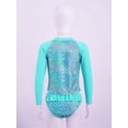 thumbnail image 3 of Alvivi 2PCS Kids Girls Swimsuit Set Long Sleeves Rash Guard Shirt Top Ruffles Bottom Bathing Suit Mint Green 12, 3 of 7