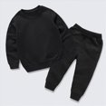 thumbnail image 4 of TOWED22 Toddler Baby Boy Clothes Infant Fall Winter Outfit Solid Color Long Sleeve Pant Top Set 2Pcs Sweatshirt Outfits Set, 4 of 6