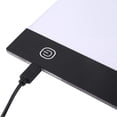thumbnail image 3 of Panel de dibujo LED A5, panel de luz LED Mesa de luz LED A5 Cajas de luz LED ultrafinas, tablero de copia LED A5, panel para colorear, bloc de dibujo, con cable USB, para Sten, 3 of 3