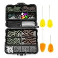 thumbnail image 2 of 143PCS Carp Fishing Tackle Box Clips Hooks Swivels Baiting Needles Terminal Rigs, 2 of 8