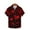 Wine, variant on MOJOGO Men's Heart Print Tops Loose Short Sleeve Shirt Lightweight Fashion Spring Summer Tops Button Down Shirts Red XL