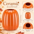 thumbnail image 4 of 6.7 Inch Resin Pumpkin Vase, Large Orange Pumpkin Utensil Holder,Pumpkin Flower Vase, Decorative Plant Pots, Fall Kitchen Decor, Halloween, Autumn , Thanksgiving, Farmhouses Home Decorations, 4 of 8