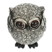 1Pc Creative Resin Owl Sculpture Cartoon Owl Shape Decor Office Home Ornament