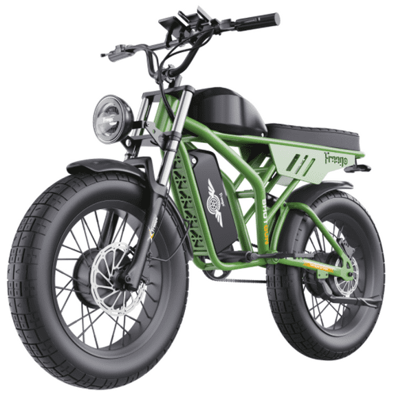 FREEGO F3 Pro Electric Dirt Bike – 2000W Dual Motor, 48V/40–55Ah Battery, 35MPH Speed, 68-108 Miles Range, 20" x 4" Tires