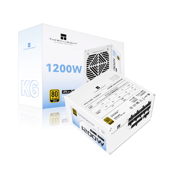 Thermalright TR-KG-1200-W 1200W Gold Full Modular ATX3.1 Power Supply White