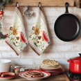thumbnail image 6 of Red Mushroom Kitchen Towels Set of 1, Vintage Pastoral Botanical Retro Art Absorbent Dish Towels for Kitchen, Microfiber Hand Towel, Quick Drying Tea Towel for Cleaning Decorative Dishcloths, 6 of 7