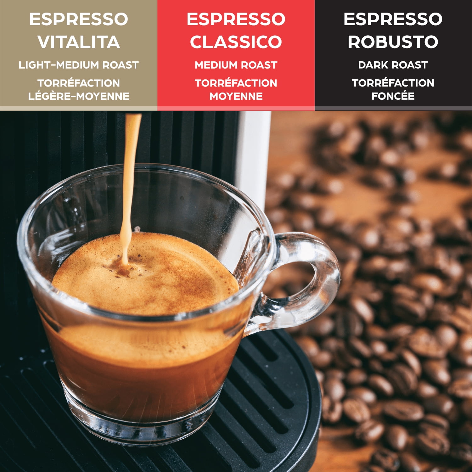 Caffè VIVO Espresso Robusto (Ground Coffee), 250g Premium Ground Italian Coffee