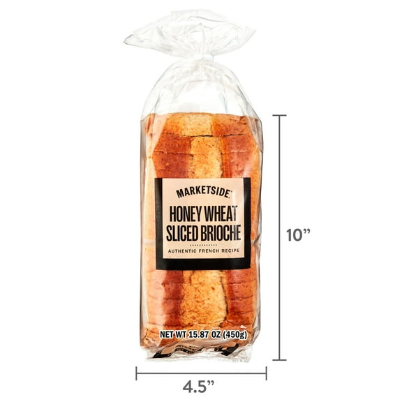 Marketside Sliced Honey Wheat Brioche Bread, 15.87 oz