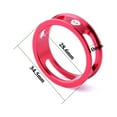 thumbnail image 3 of Raindrops 4 Pcs Rondelles en Alliage d'Aluminium Rouges pour Tige de Fourche de Bicyclette 28,6 mm Pièces de Fourche Durables, 3 of 8