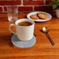 thumbnail image 5 of Unique Bargains 1 Pc Coaster Heat Insulation Mat Drink Coaster Gray Cotton rope, 5 of 5
