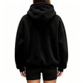 thumbnail image 6 of WULMLEO Pet Pouch Hoodies for Women Cat and Dog Pouch Hoodie Sweatshirt Oversized Comfy Pullover with Large Pockets Black L, 6 of 7