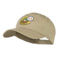 thumbnail image 2 of Baseball Logo Embroidery Cap - Khaki OSFM, 2 of 5