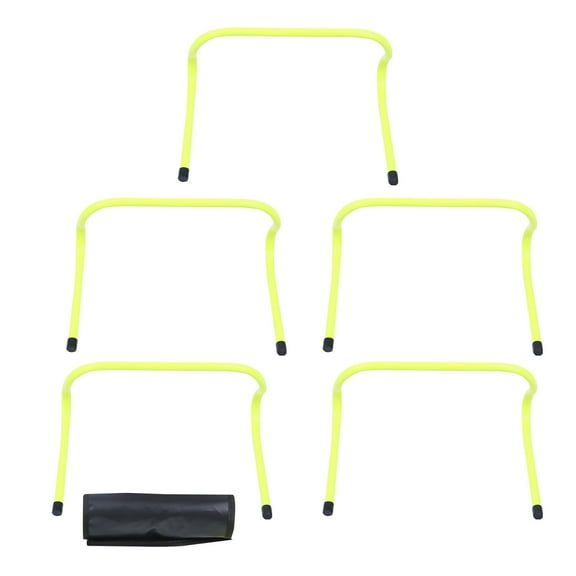 Homoyoyo 6-Pack Agility Hurdles Green ABS Speed Training Equipment for Soccer Football Fitness Drills