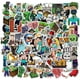 thumbnail image 1 of Calcomanías de pegatinas de Minecraft, paquete de 100 pegatinas divertidas con tema de videojuego para amantes de Minecraft, el mejor regalo, 1 of 5