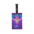 thumbnail image 6 of Balery Elephant in Tribal Style Print Durable Luggage Tags with Secure Strap, Personalized Travel ID Tags for Suitcases, Bags, and Backpacks - Easy Identification for Men and Women, 6 of 8