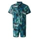 thumbnail image 3 of Sunloudy - Conjunto de camisa de manga corta con botones y pantalones cortos de playa para hombre Sunloudy moda, 3 of 9
