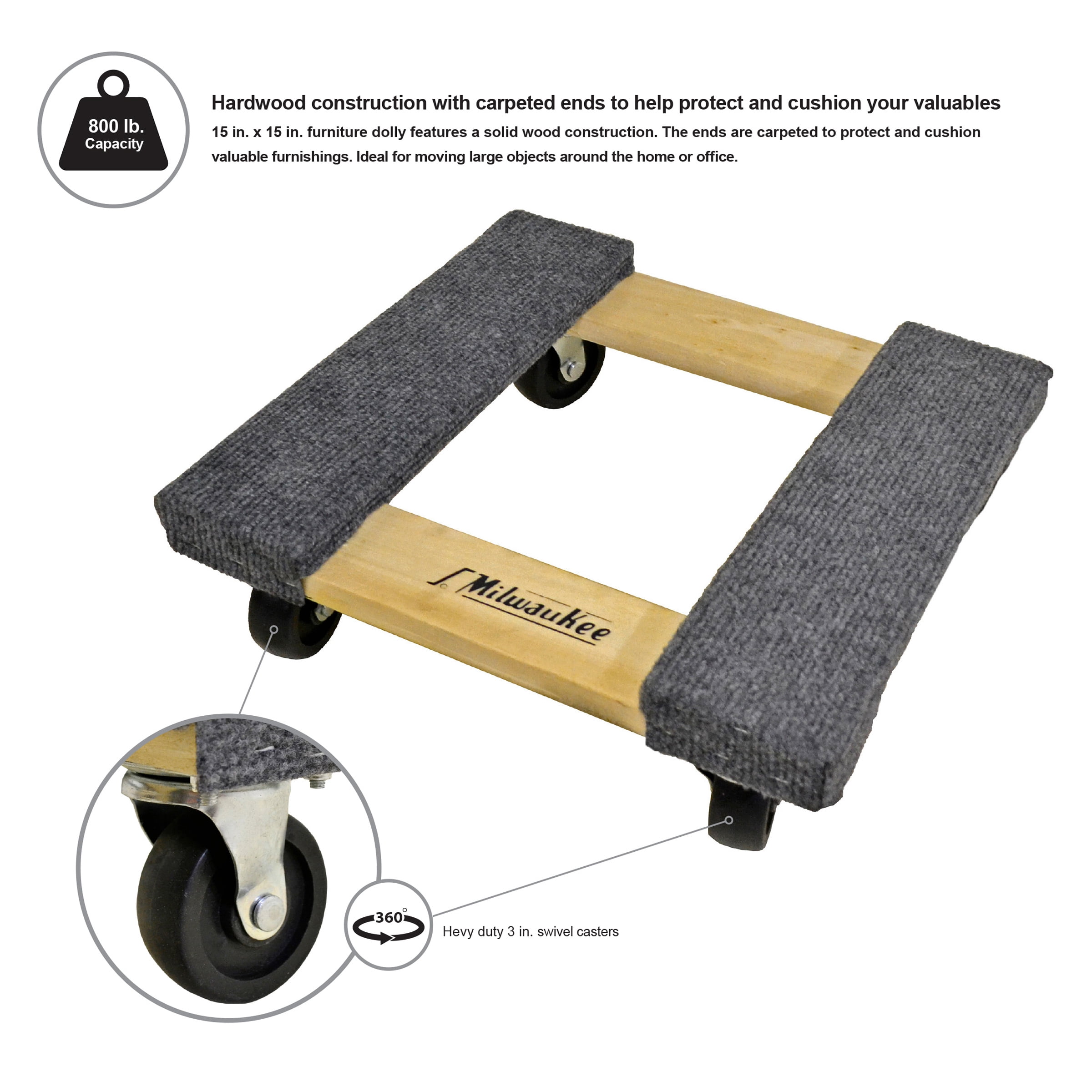 Milwaukee wood furniture dolly