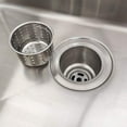 thumbnail image 4 of Kitchen Sink Drain Basket Only, 3-inch Basket For Kitchen Sink Strainer Replacement, Deep Cup with Handle, SUS 304 Stainless Steel, 4 of 5