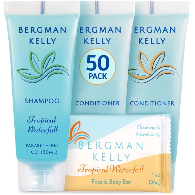 Champú en barra de jabón BERGMAN KELLY de Hotel Toiletries, 30 ml, 3 unidades